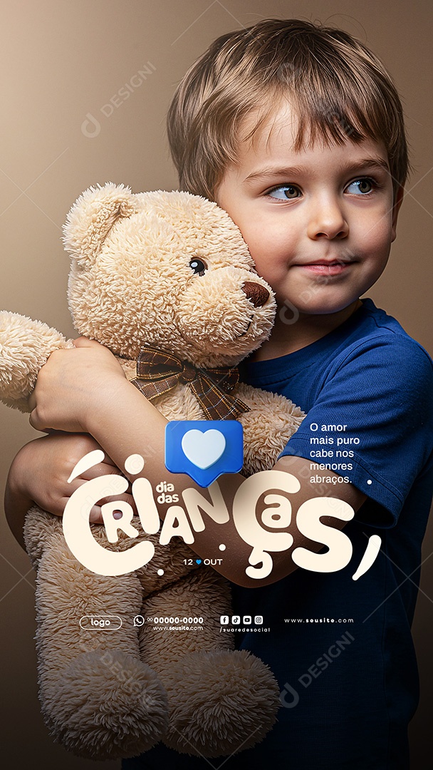 Story Dia das Crianças 12 de Outubro Social Media PSD Editável