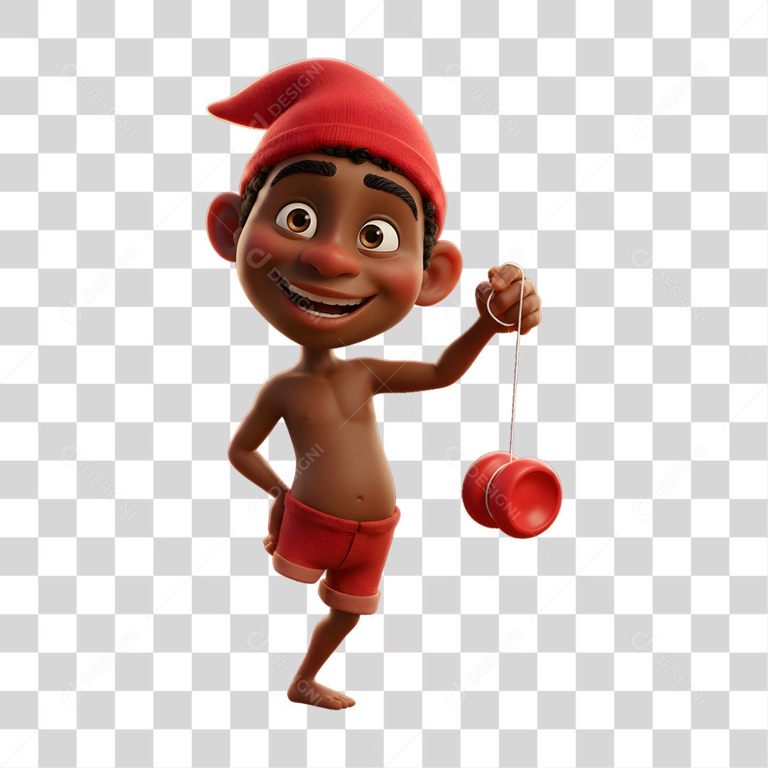 Saci-Pererê Personagem do Folclore Brasileiro PNG Transparente