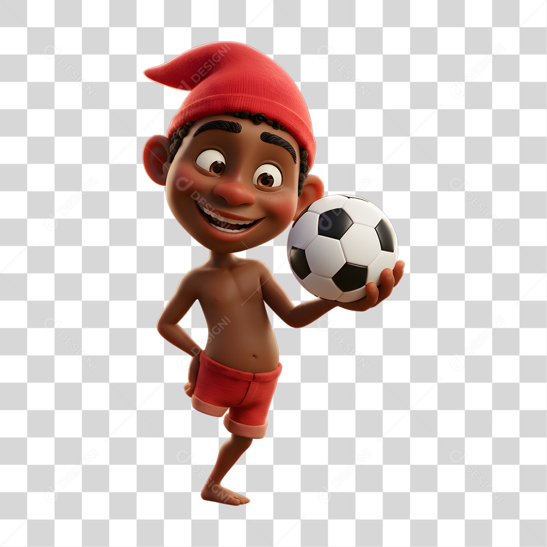 Saci-Pererê Personagem do Folclore Brasileiro PNG Transparente