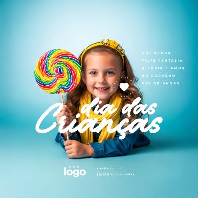 Dia das Crianças 12 de Outubro Social Media PSD Editável