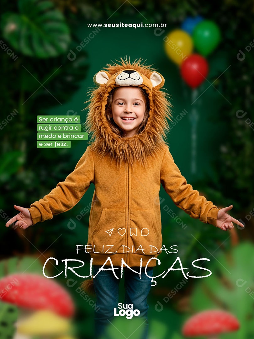 Feliz Dia das Crianças 12 de Outubro Social Media PSD Editável