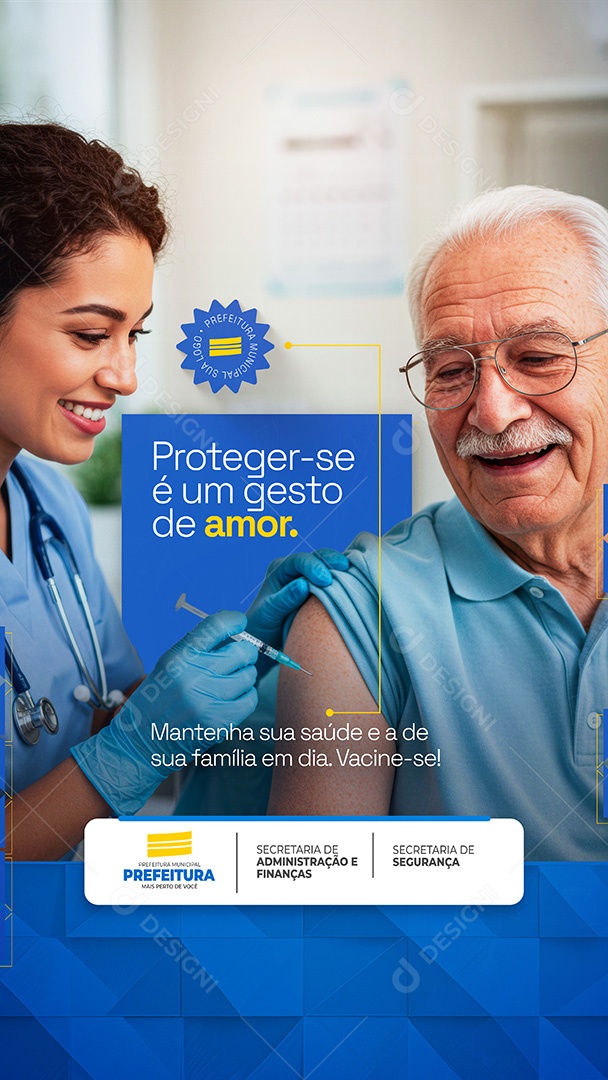 Story Prefeitura Municipal Matenha Sua Saúde Social Media PSD Editável