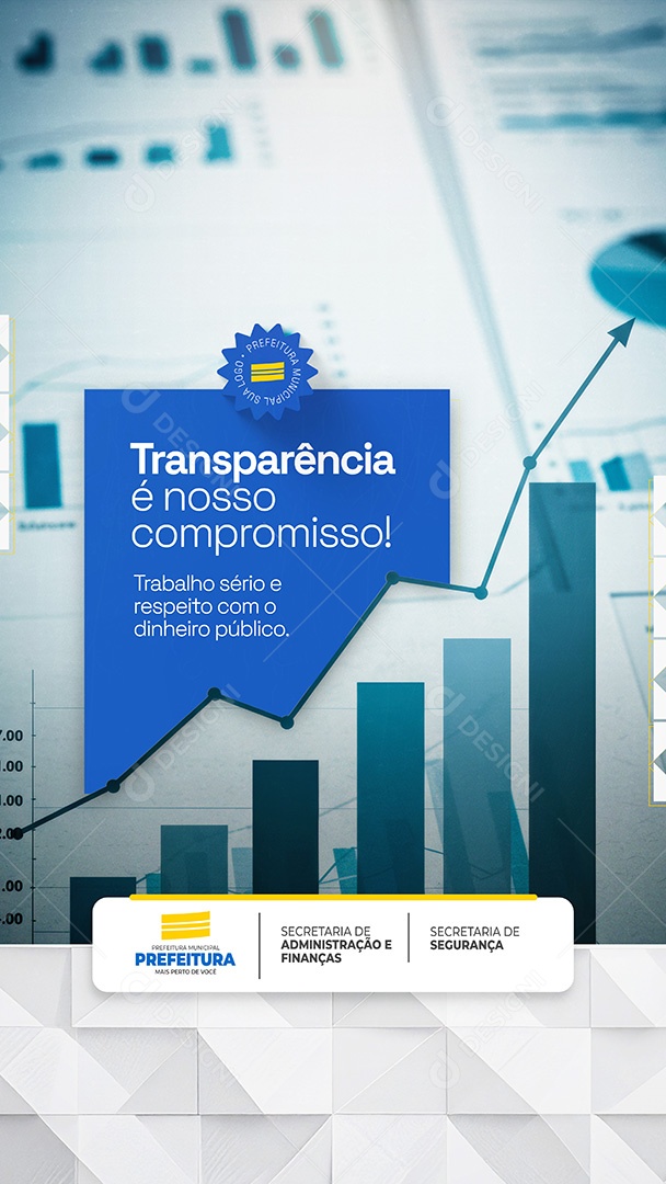 Story Prefeitura Municipal Transparência é Nosso Compromisso Social Media PSD Editável