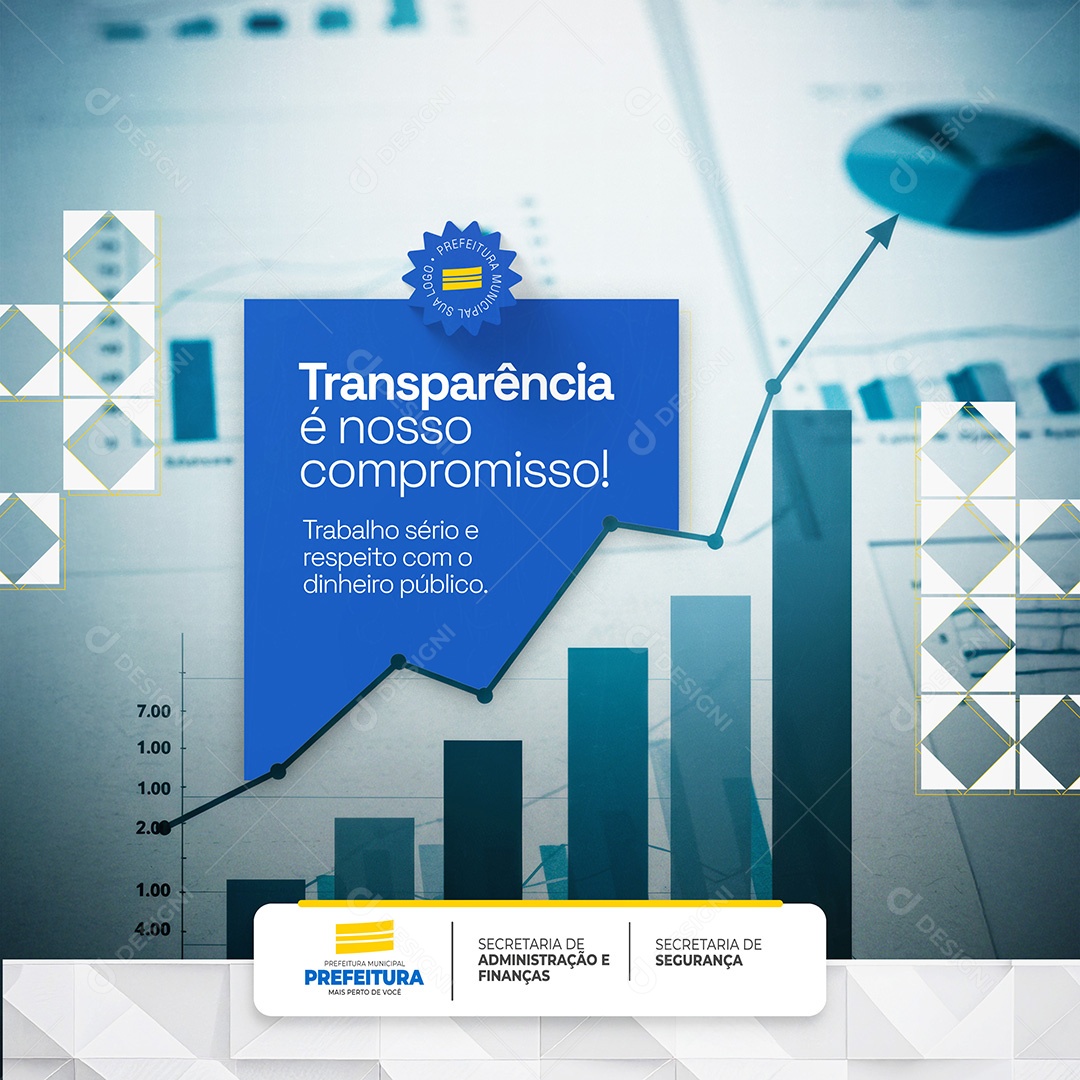 Prefeitura Municipal Transparência é Nosso Compromisso Social Media PSD Editável