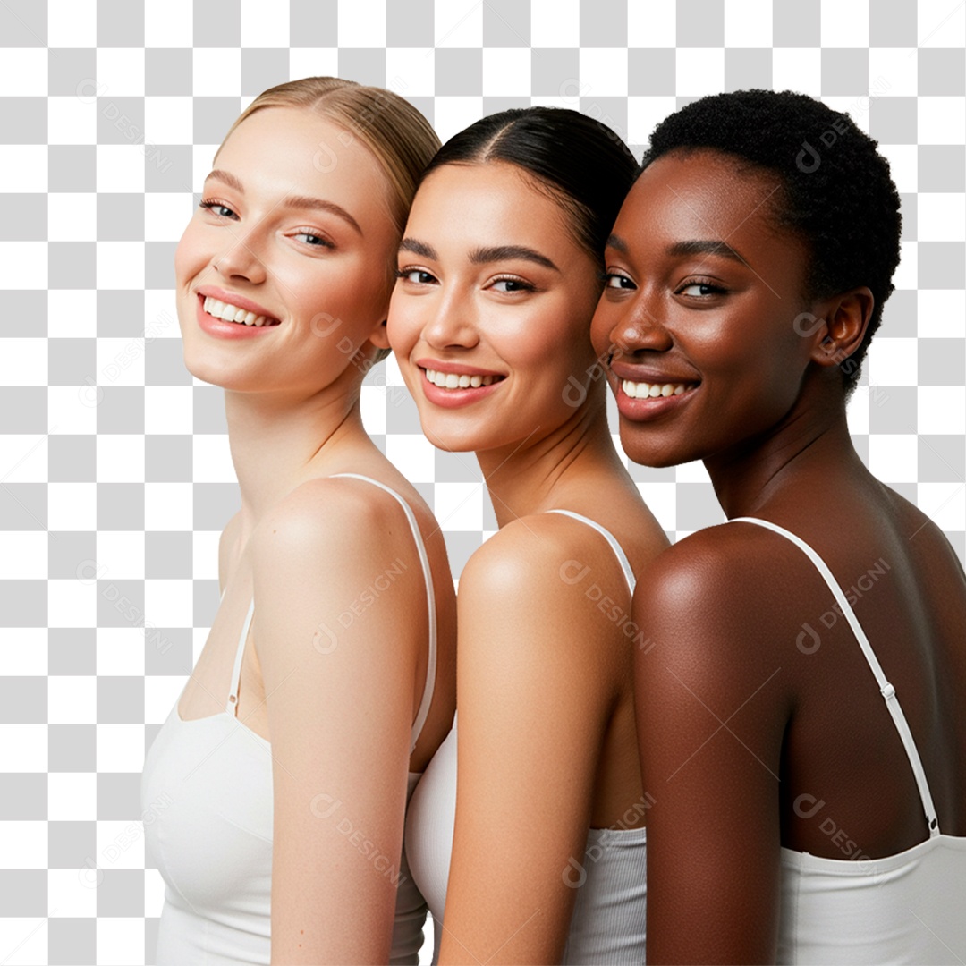 Mulheres Sorrindo PN G Transparente