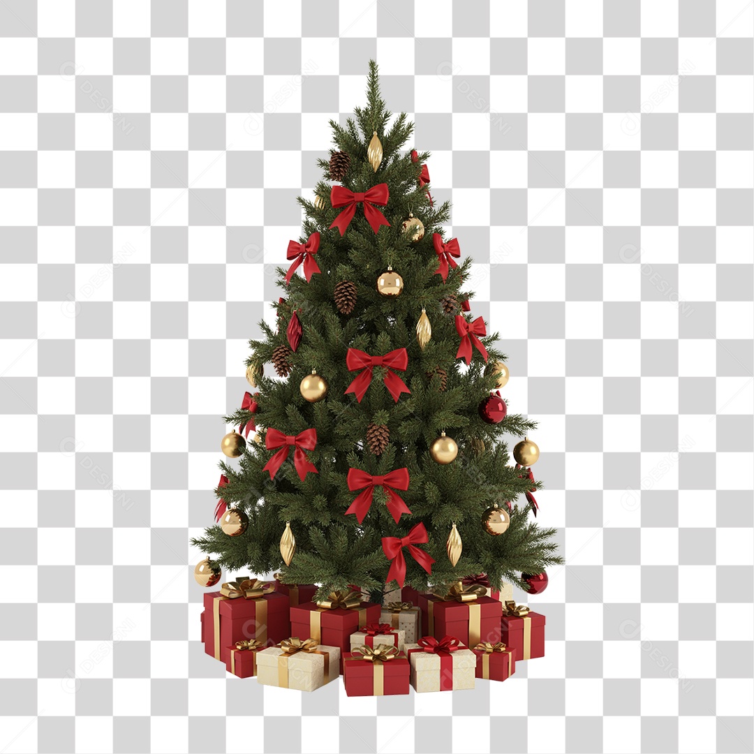 Árvore de Natal PNG Transparente