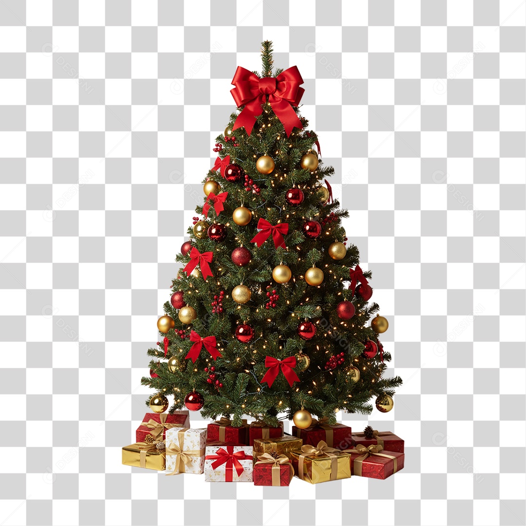 Árvore de Natal PNG Transparente