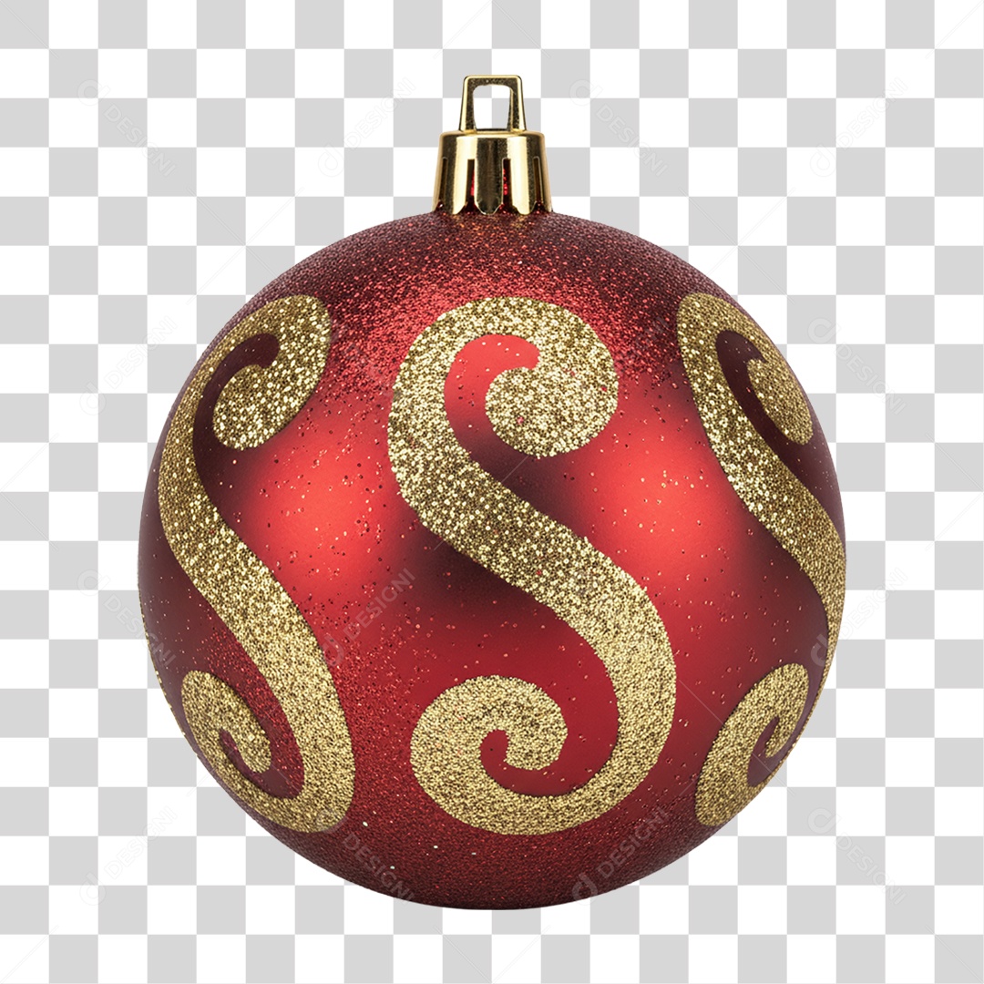 Bola Enfeite de Natal PNG Transparente
