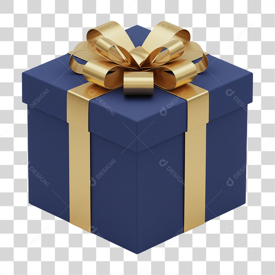 Caixa de Presente de Natal PNG Transparente