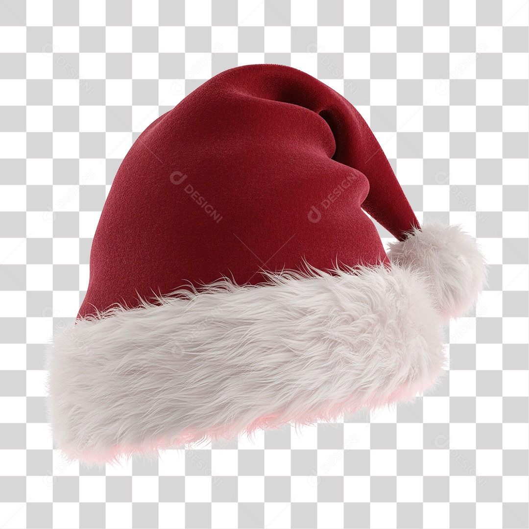 Gorro de Papai Noel PNG Transparente