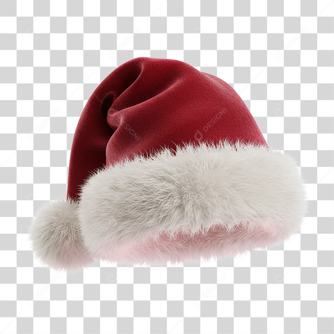Gorro de Papai Noel PNG Transparente