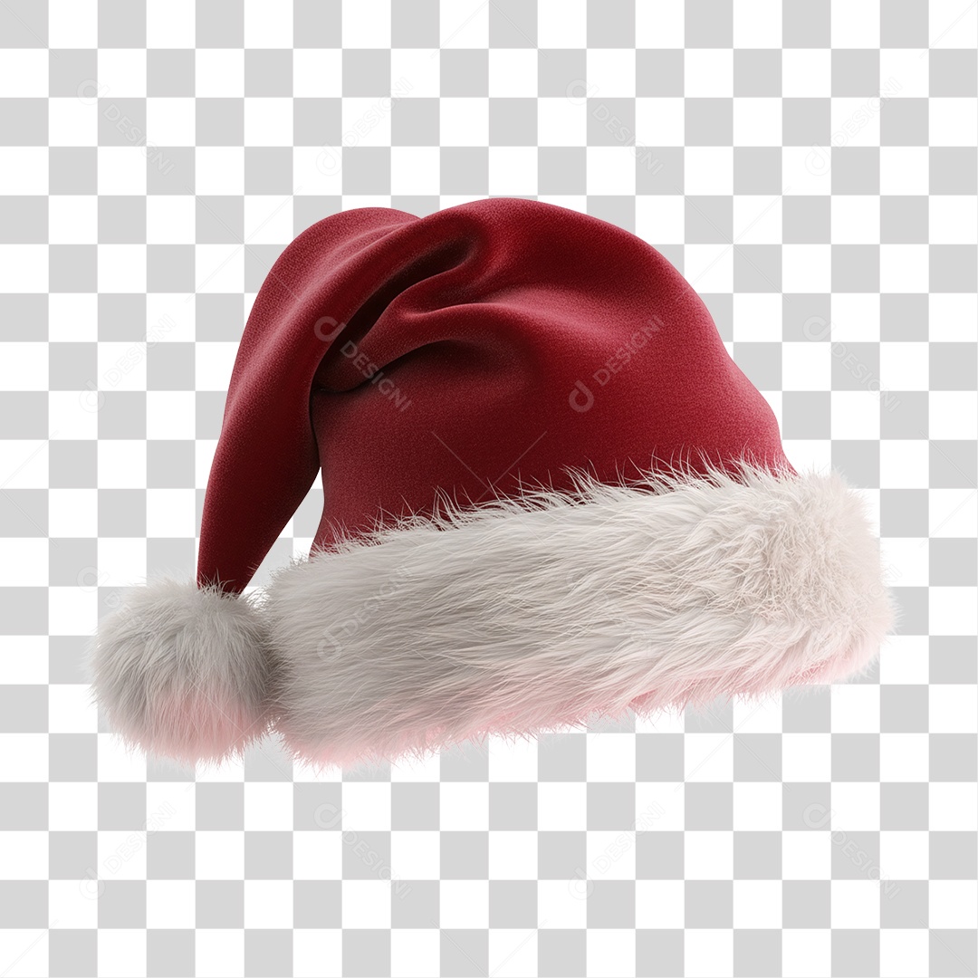 Gorro de Papai Noel PNG Transparente