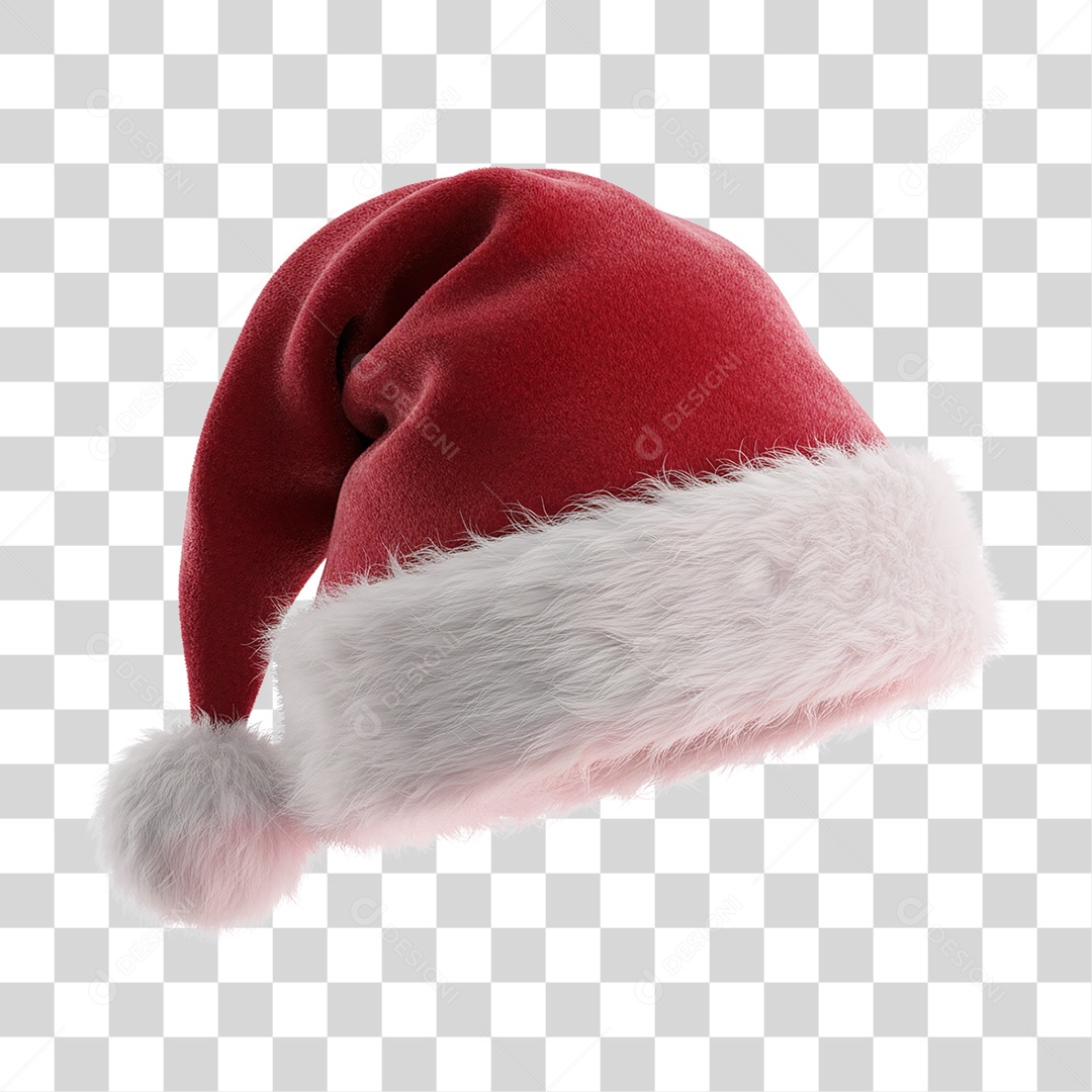 Gorro de Papai Noel PNG Transparente
