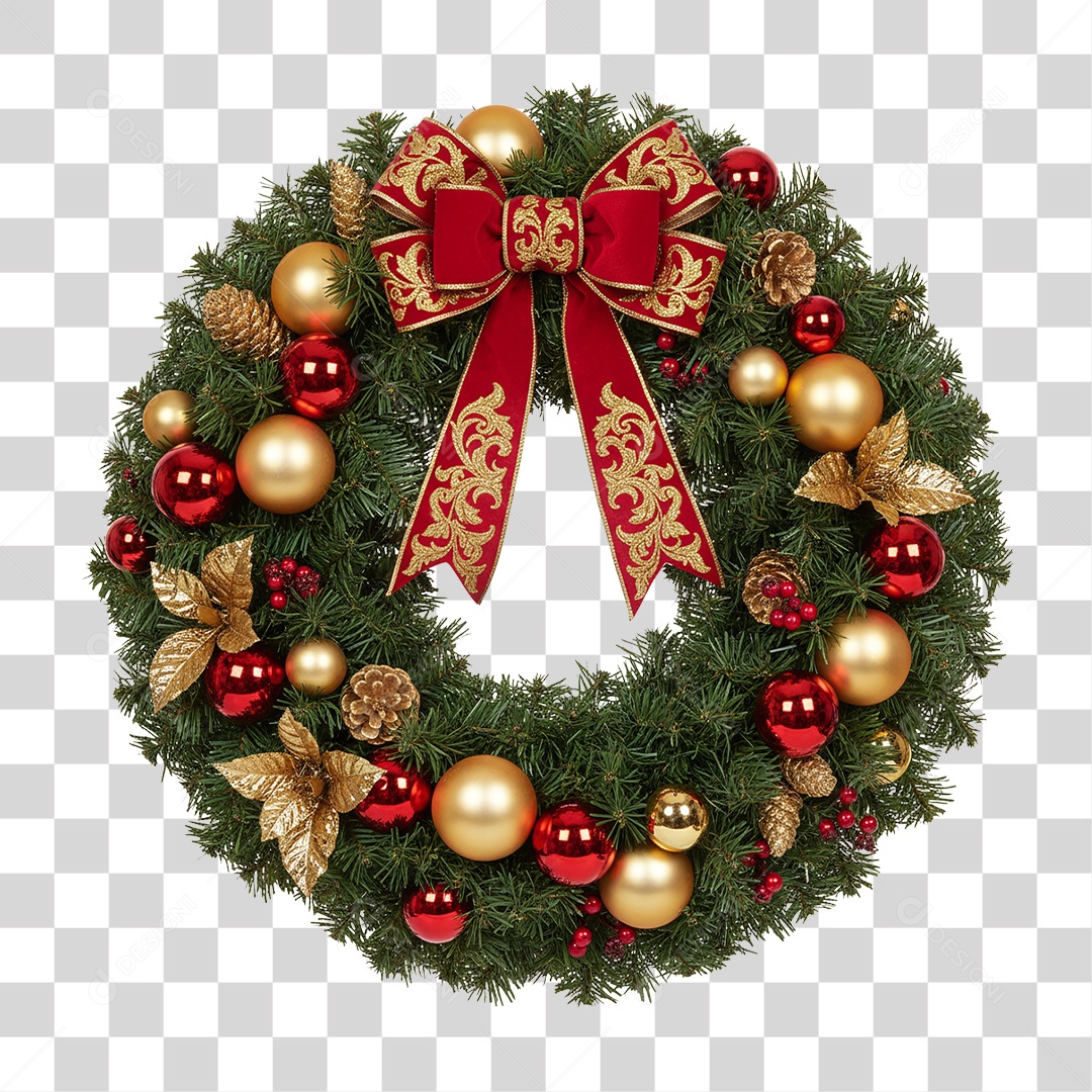 Guirlanda de Natal PNG Transparente