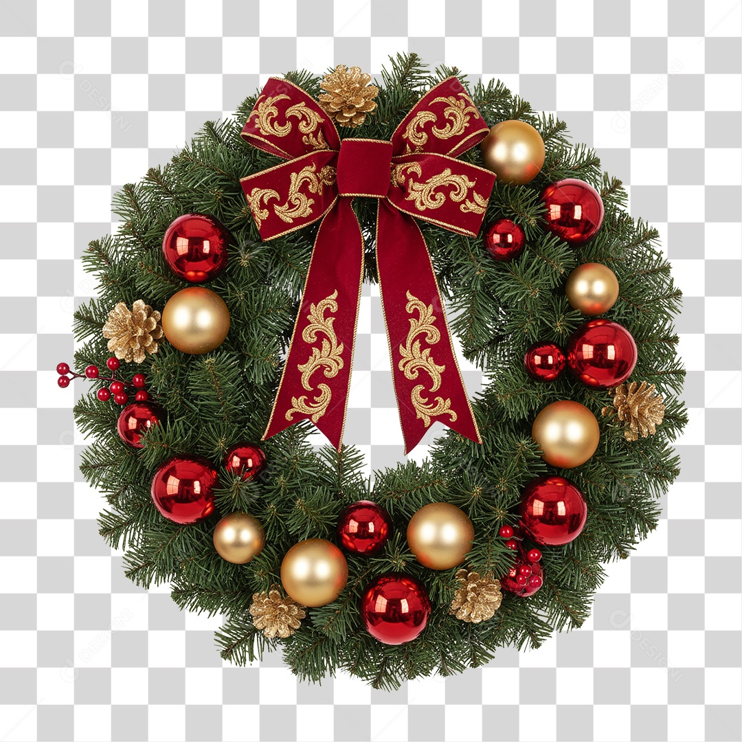 Guirlanda de Natal PNG Transparente