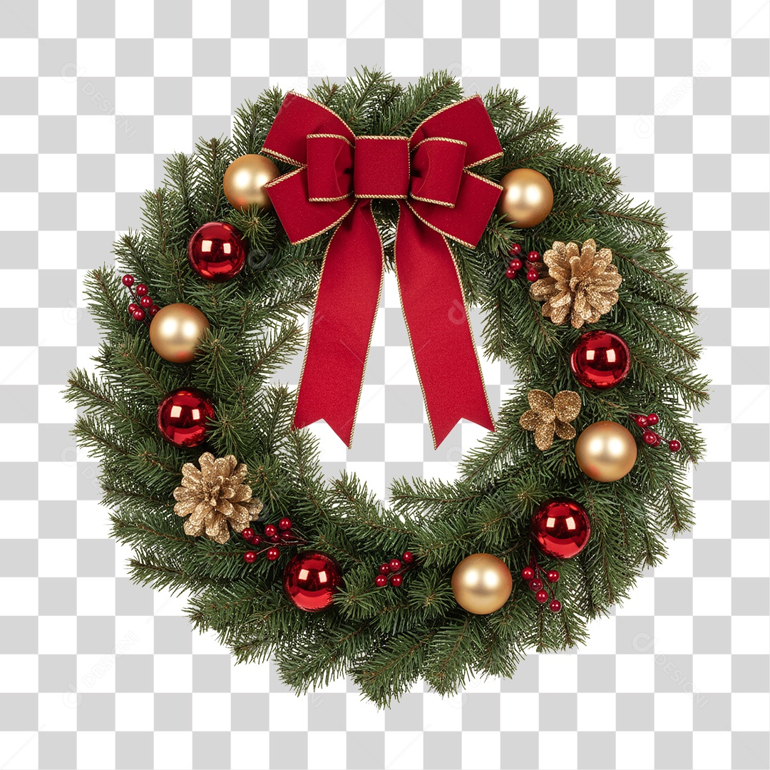 Guirlanda de Natal PNG Transparente