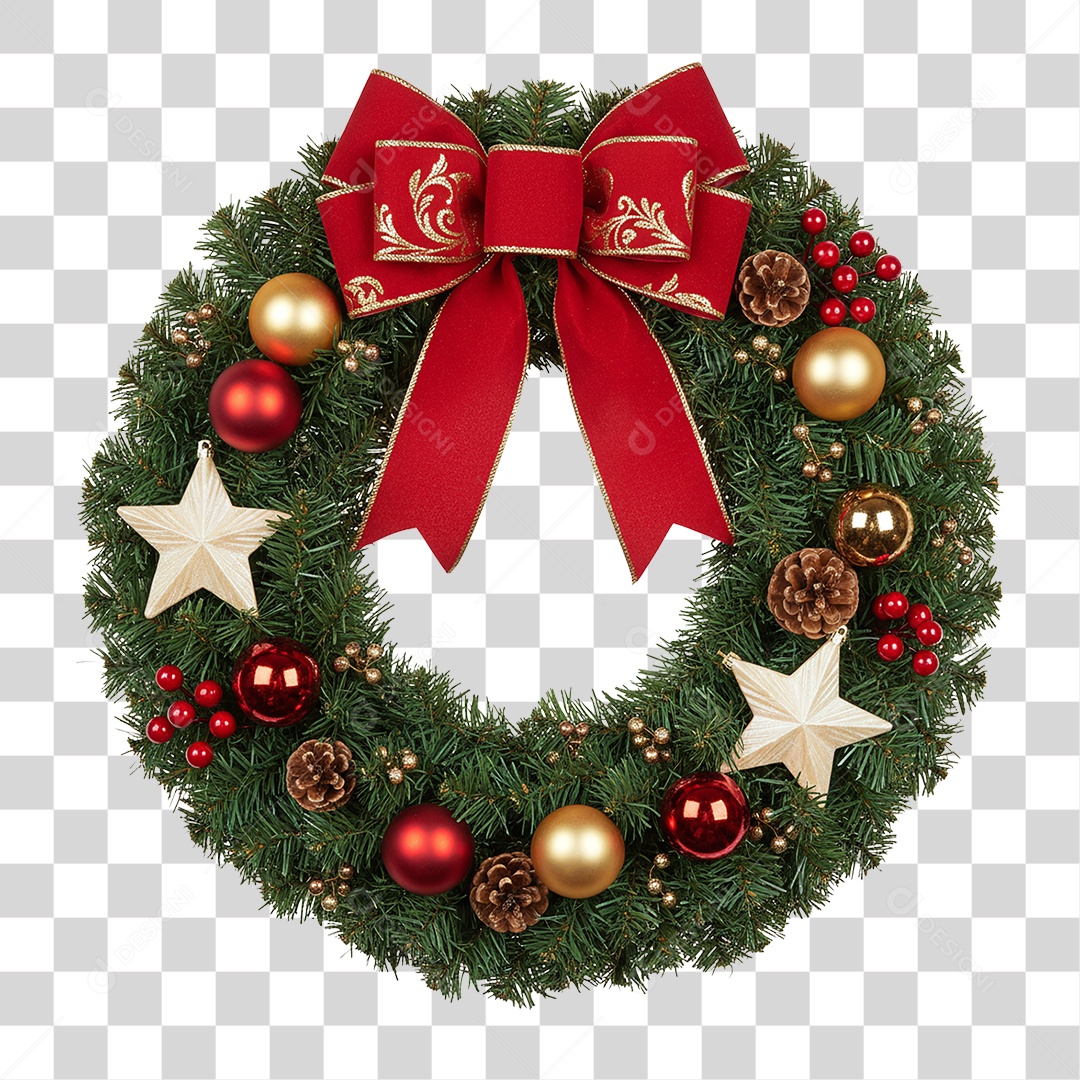 Guirlanda de Natal PNG Transparente