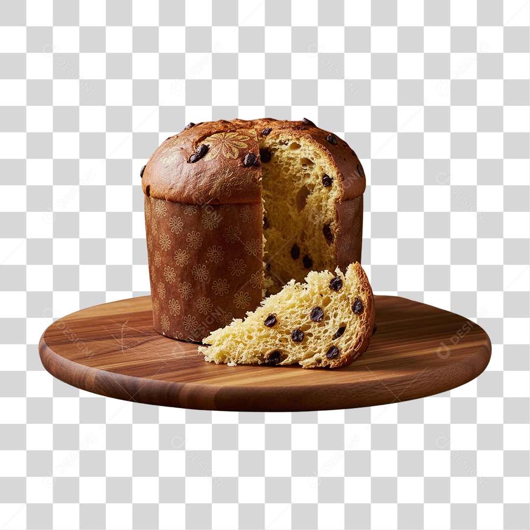 Panetone de Natal PNG Transparente