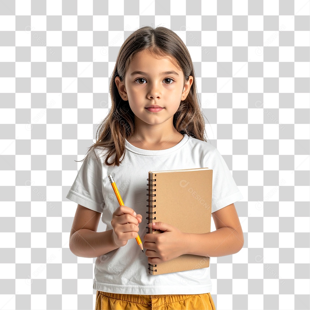 Criança Estudante PNG Transparente