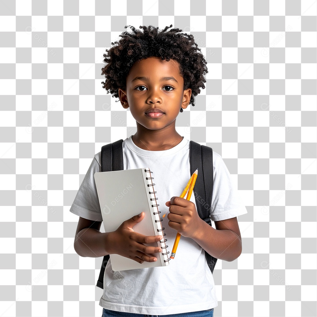 Criança Estudante PNG Transparente