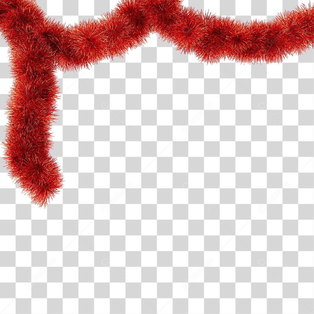 Elemento 3D Fios Sinos Decoração de Natal PNG Transparente