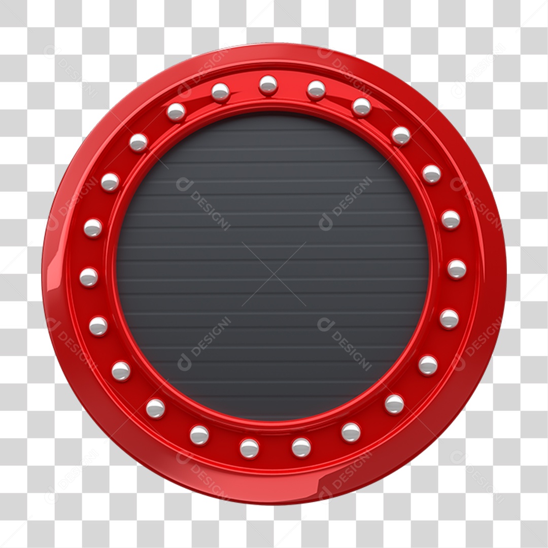 Placa Redonda PNG Transparente