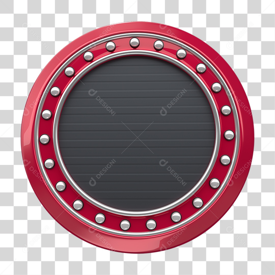 Placa Redonda PNG Transparente