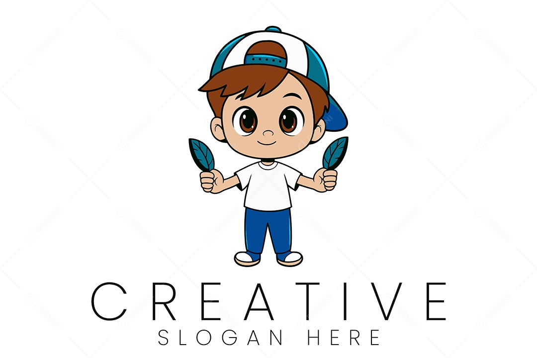 Logo de Empresa Ilustração Vetor EPS + AI Editável