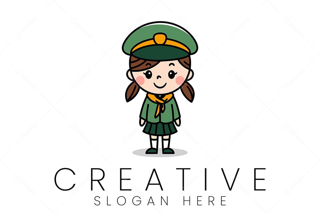 Logo de Empresa Ilustração Vetor EPS + AI Editável