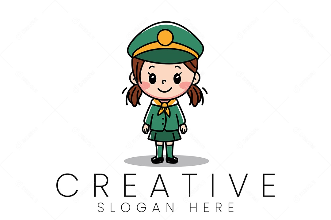 Logo de Empresa Ilustração Vetor EPS + AI Editável