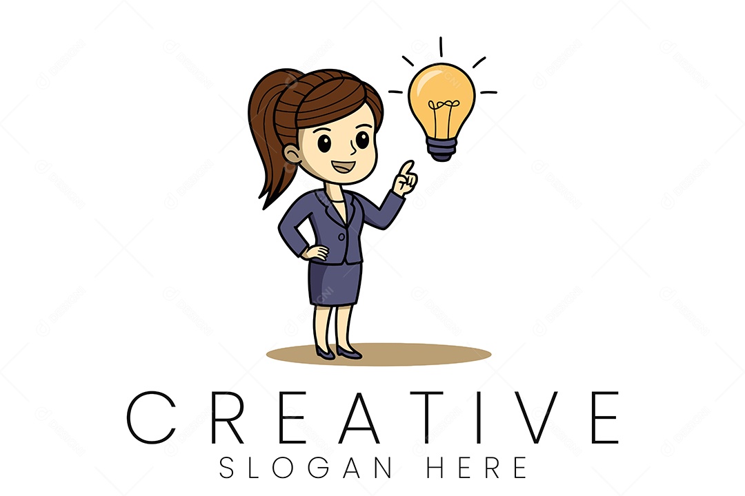 Logo de Empresa Ilustração Vetor EPS + AI Editável