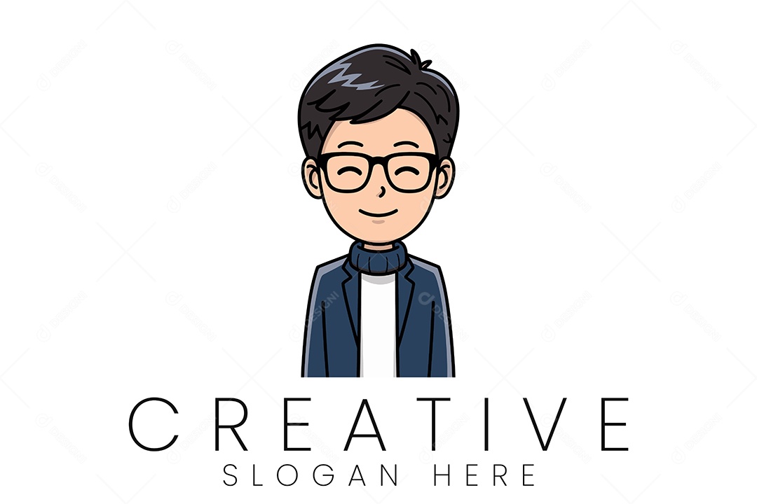 Logo de Empresa Ilustração Vetor EPS + AI Editável