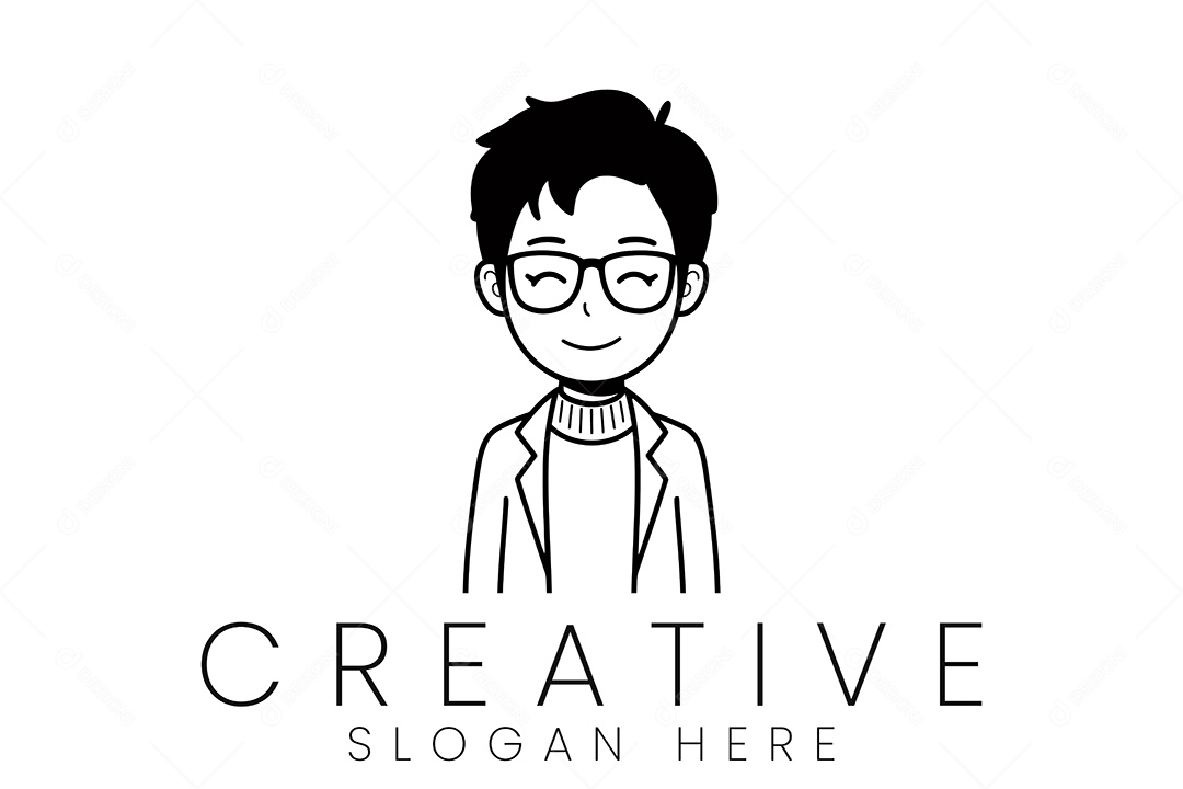 Logo de Empresa Ilustração Vetor EPS + AI Editável