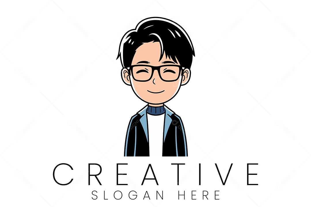 Logo de Empresa Ilustração Vetor EPS + AI Editável