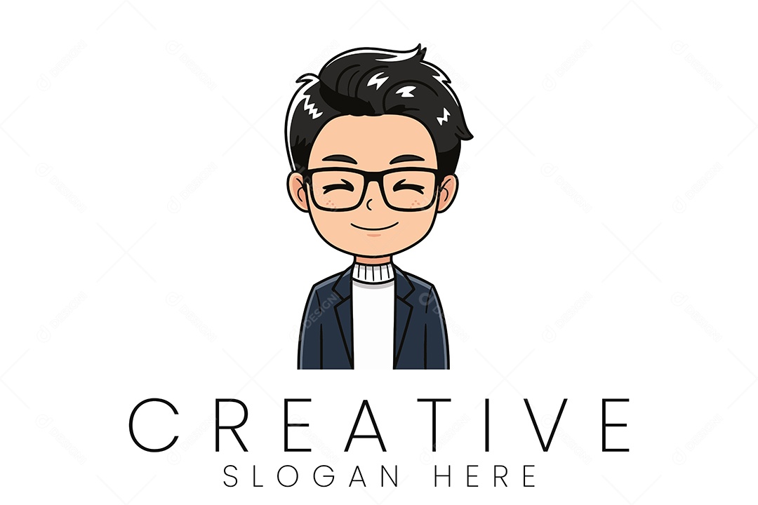 Logo de Empresa Ilustração Vetor EPS + AI Editável