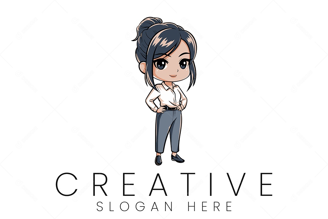 Logo de Empresa Ilustração Vetor EPS + AI Editável