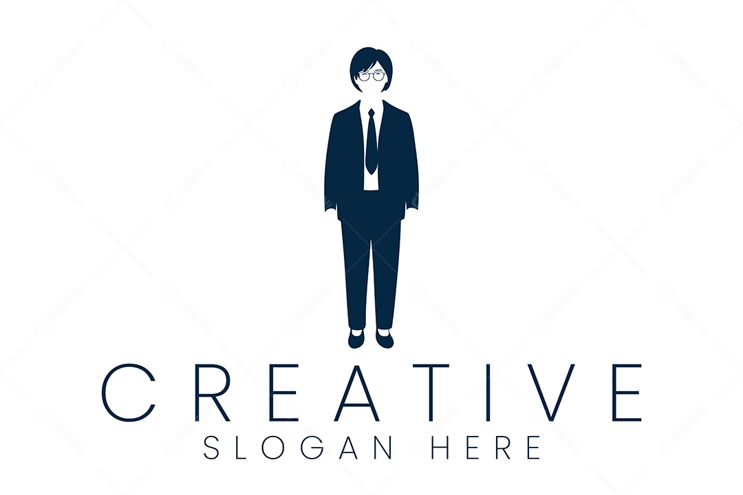 Logo de Empresa Ilustração Vetor EPS + AI Editável