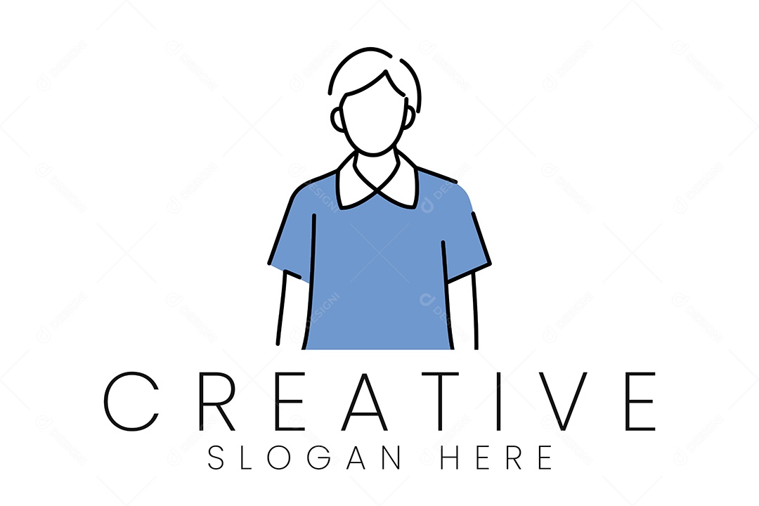 Logo de Empresa Ilustração Vetor EPS + AI Editável