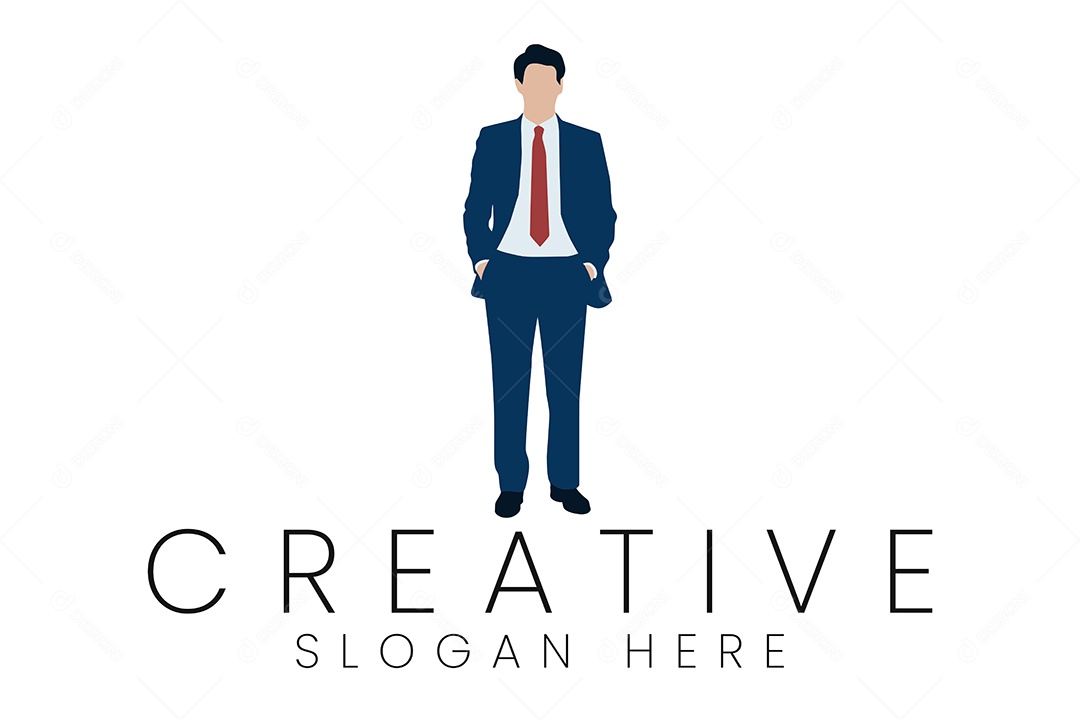 Logo de Advocacia Ilustração Vetor EPS + AI Editável