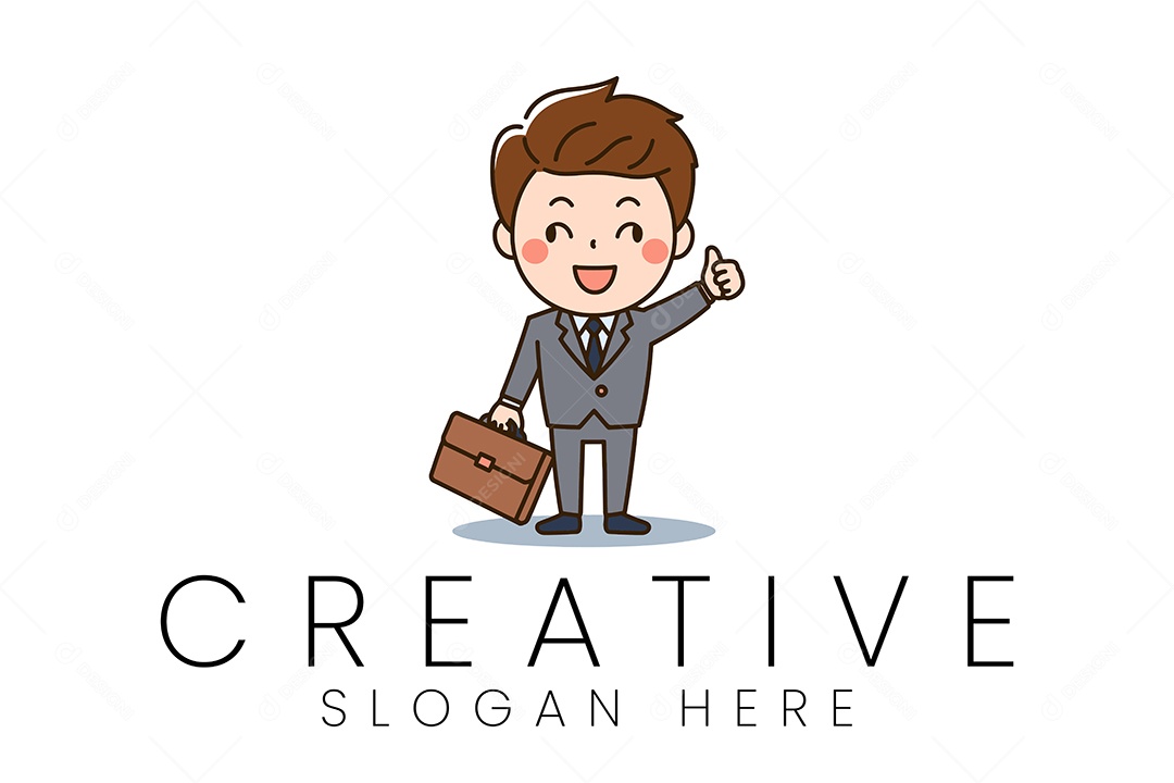 Logo de Empresa Ilustração Vetor EPS + AI Editável