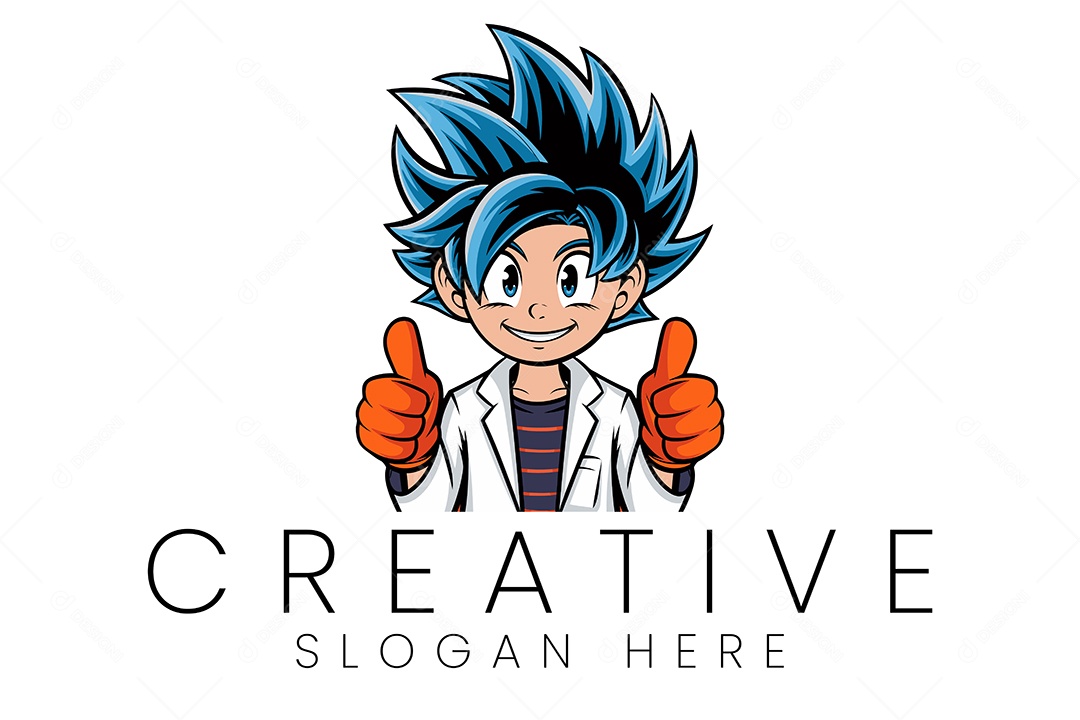 Logo de Empresa Ilustração Vetor EPS + AI Editável