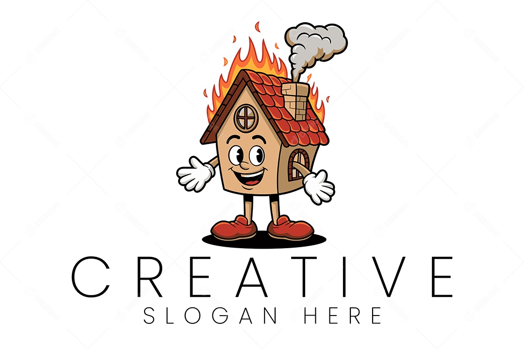 Logo de Casa Ilustração Vetor EPS + AI Editável