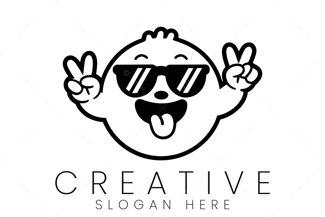 Logo de Empresa Ilustração Vetor EPS + AI Editável