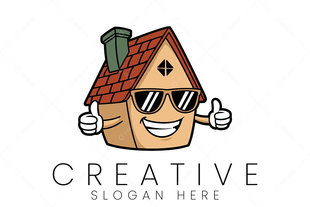 Logo de Casa Ilustração Vetor EPS + AI Editável