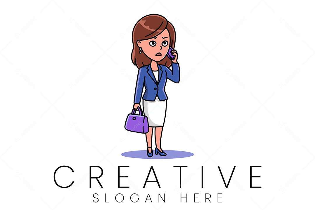 Logo de Empresa Ilustração Vetor EPS + AI Editável