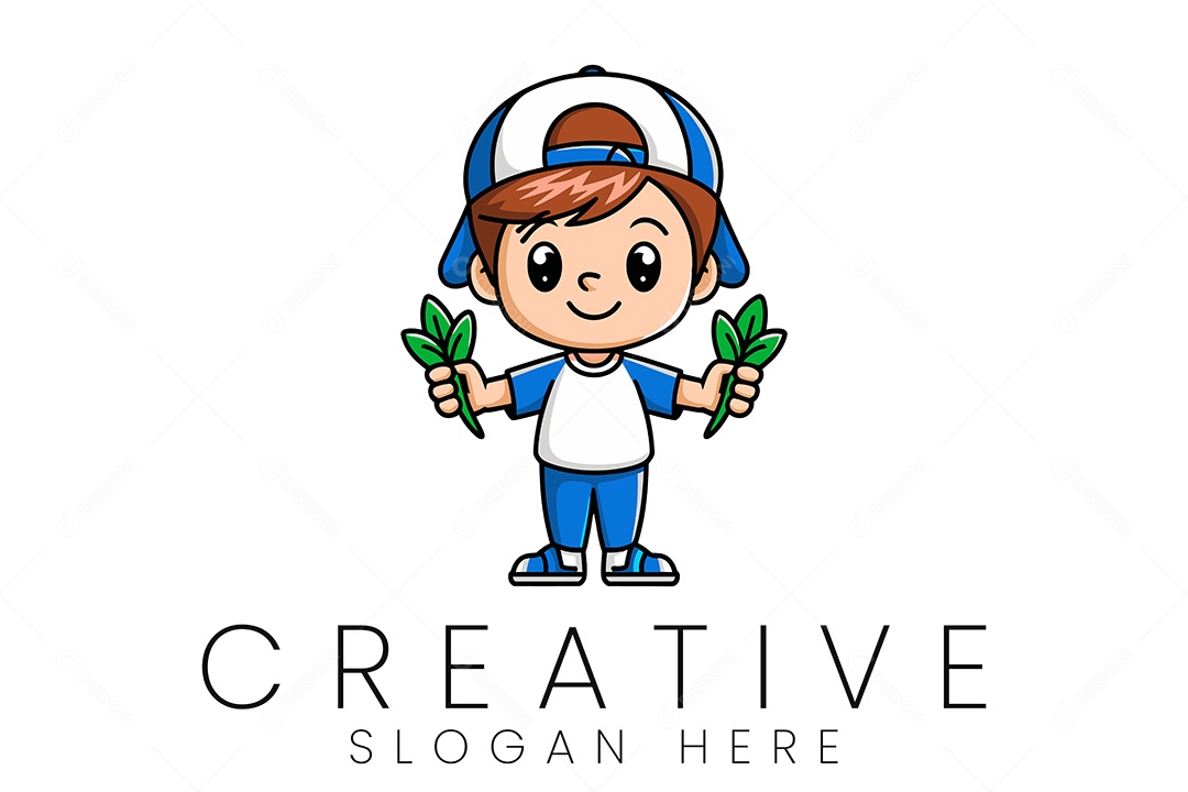 Logo de Empresa Ilustração Vetor EPS + AI Editável