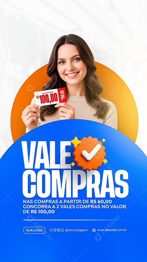 Story Vale Compras Social Media PSD Editável