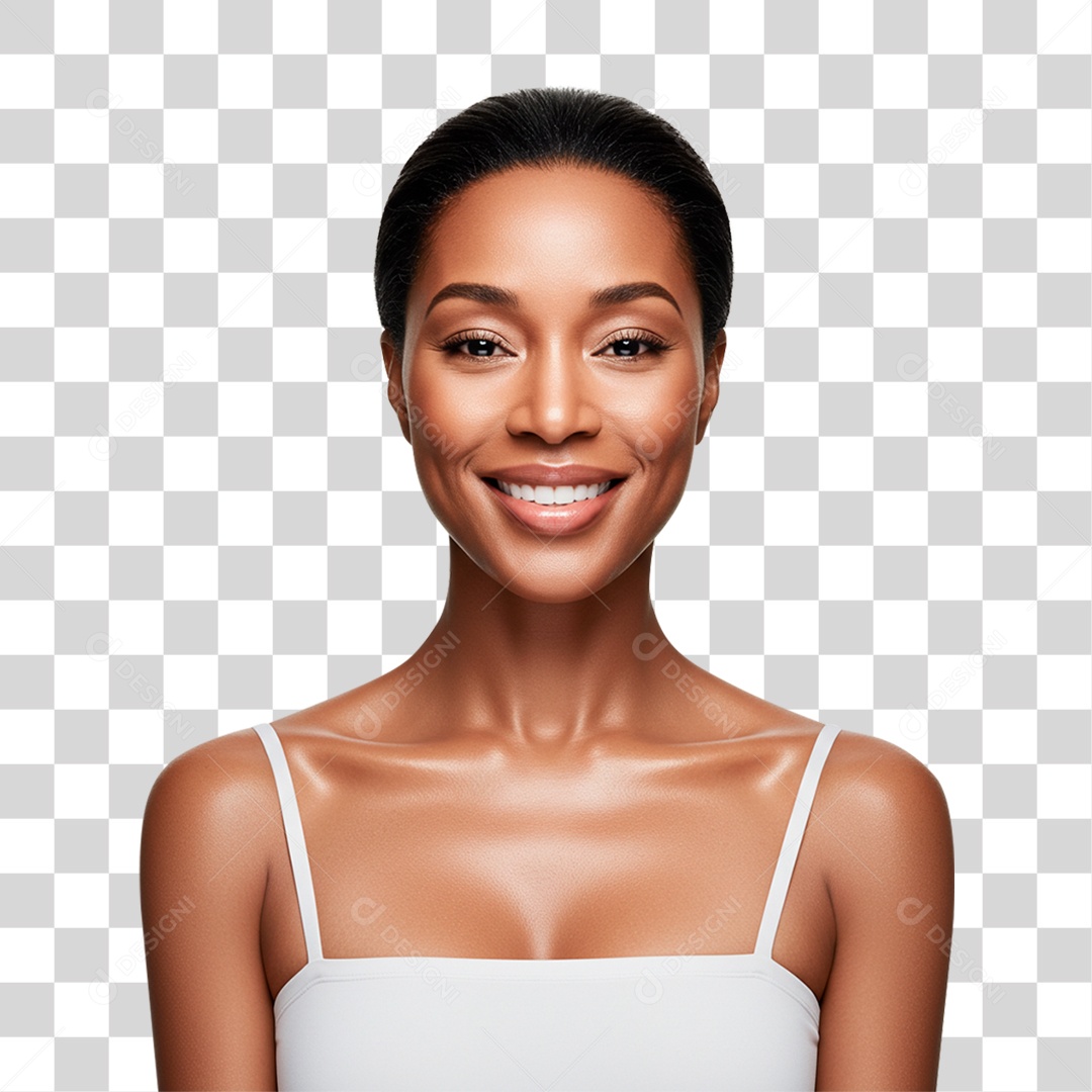 Mulher Sorrindo PNG Transparente