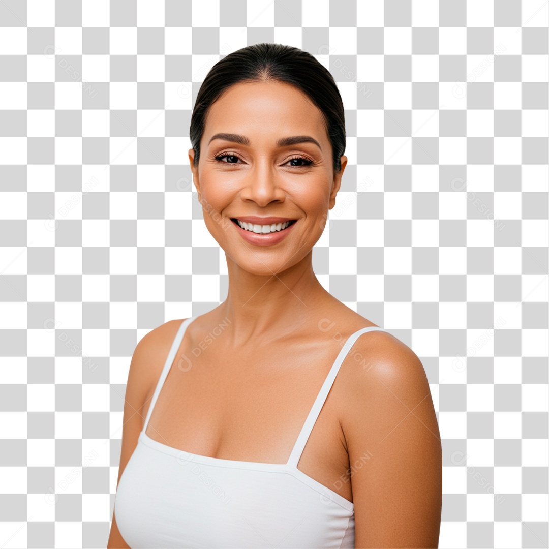 Mulher Sorrindo PNG Transparente