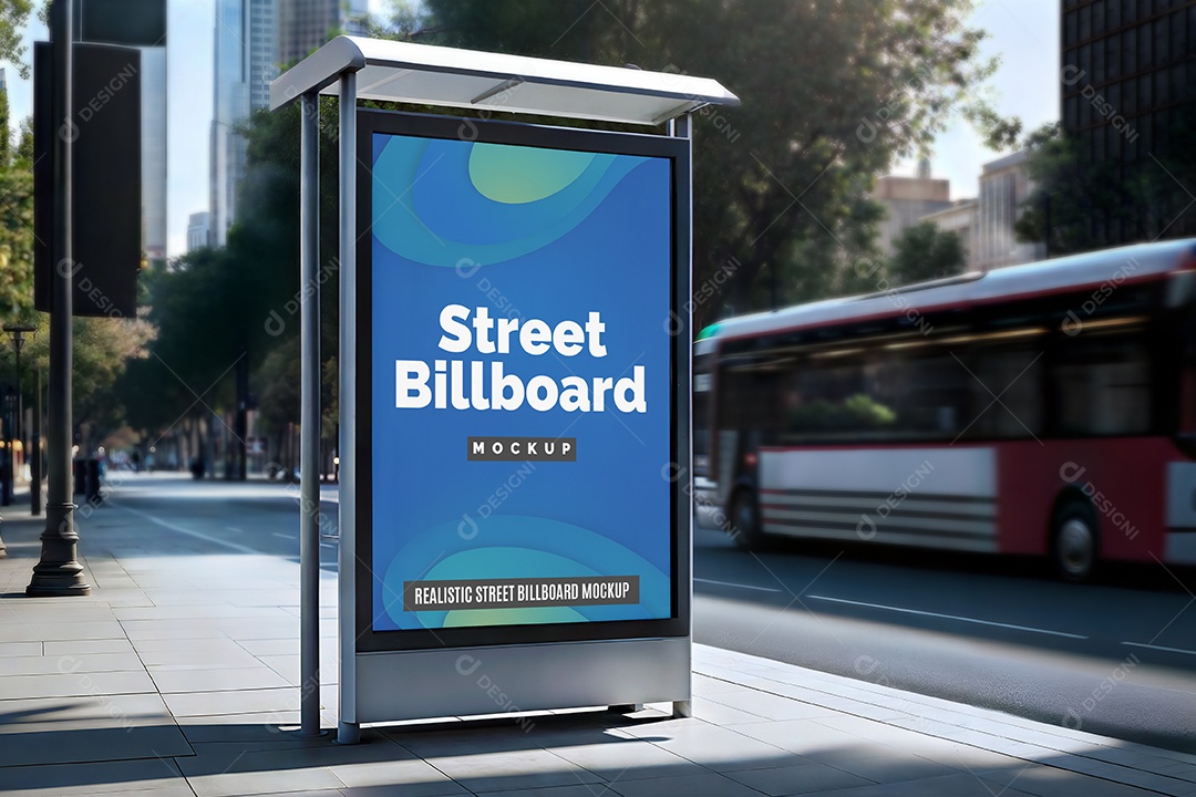 Mockup Anúncio Publicitário PSD Editável